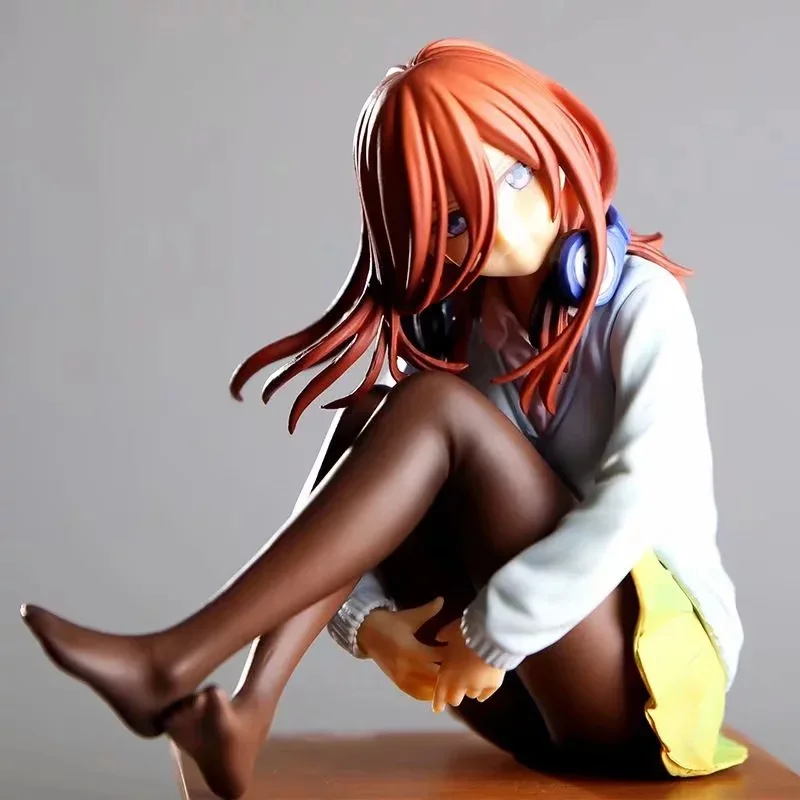 Calede The Quintessential Quintuplets Miku Nakano 1/8 مقياس PVC عمل الشكل أنيمي تحصيل لعبة مجسمة هدية لمحبي #6