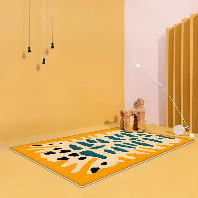 

Fashion Yellow Creative Carpet for Living Room Home Decoration Sofa Area Rugs Large Area Bedroom Cloakroom Floor Mat Ковер Tapis