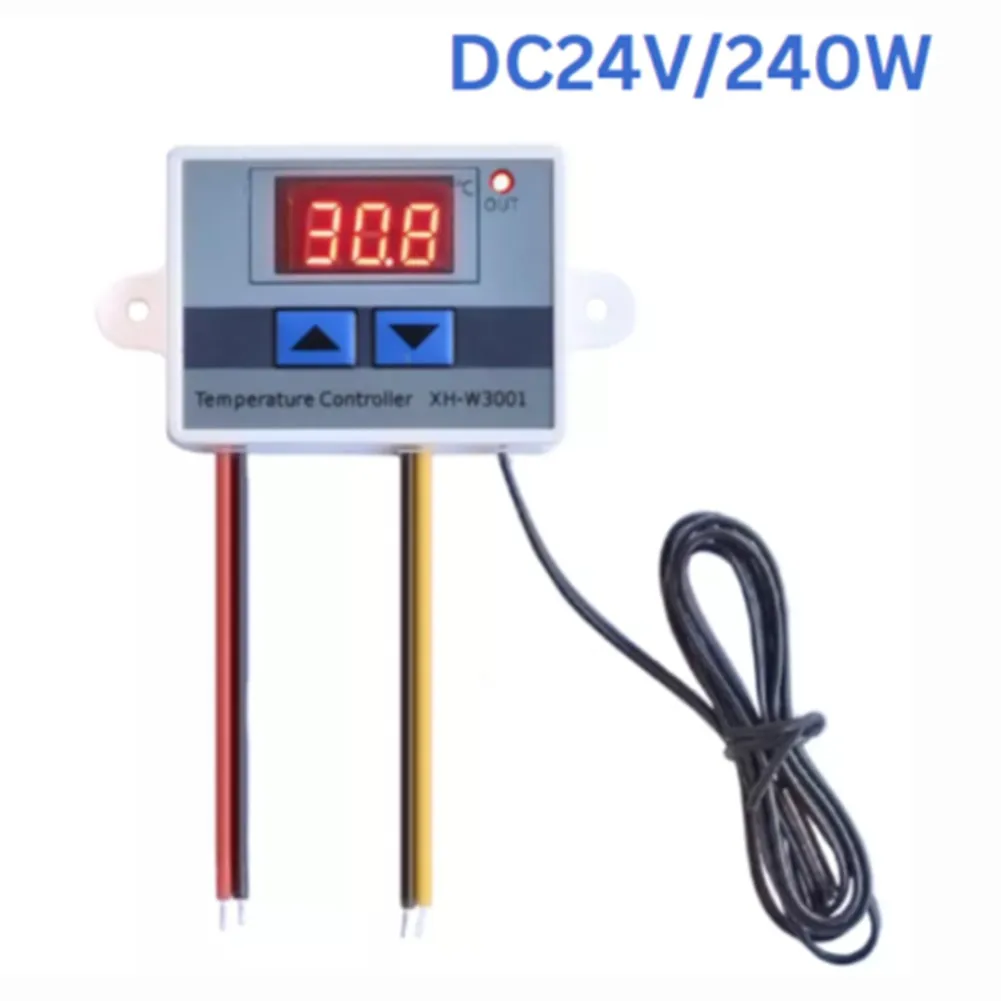 XH-W3001 LED Temperature Controller Thermostat Switch Thermometer 12/24/220V For Incubator Cooling Heating Switch Thermostat