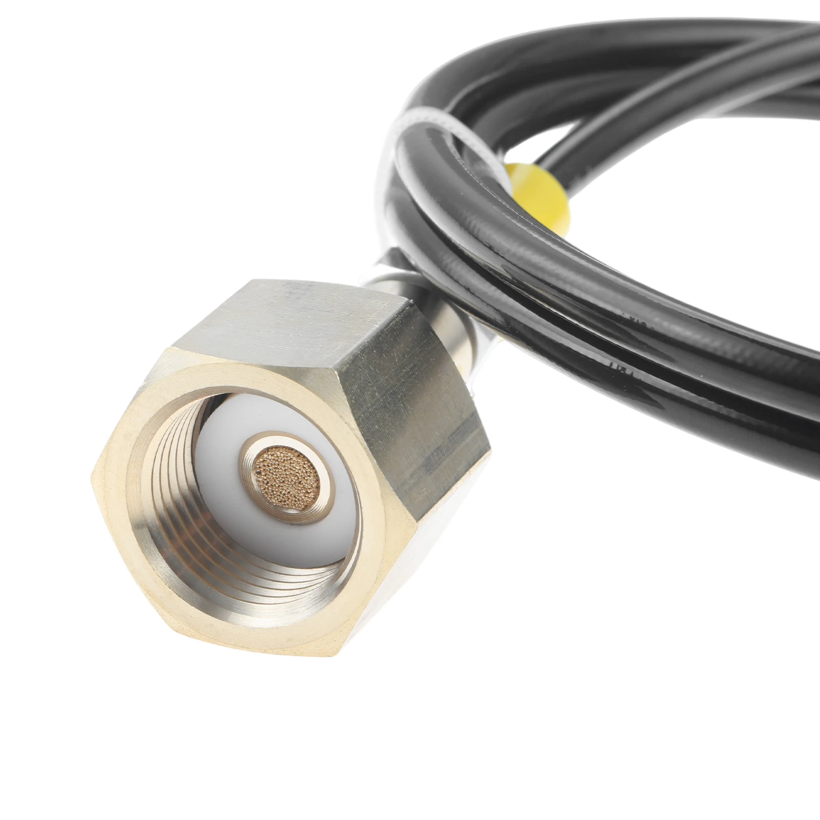 CO2 Tank Adapter High Pressure Hose Soda Hose Cylinder Refill Adapter Hose for W21.8-14 DIN477 CO2 Tanks and Most Soda Machines