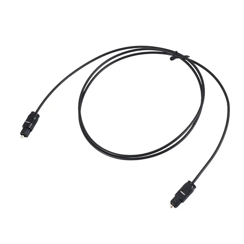 A75Q-3 FT 1.1M Metre Digital Fibre Optical Audio Toslink SPDIF MD DVD Cable Lead Plug