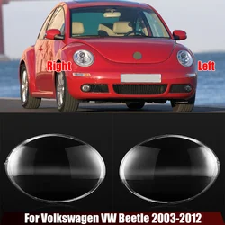 For Volkswagen VW Beetle 2003-2012 Headlamp Cover Transparent Lampshade Headlight Shell Lens Plexiglass Car Accessories