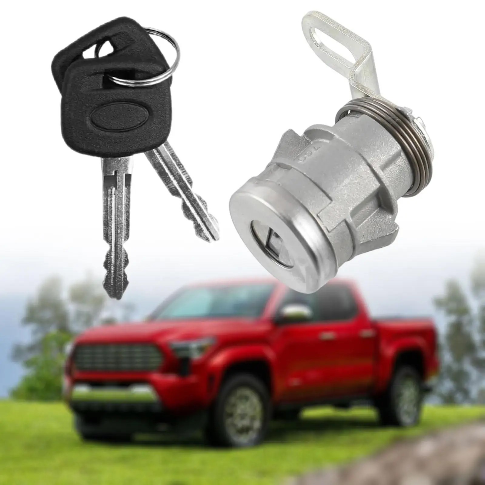 

Цилиндр замка двери багажника 69055-0C030 Запасные части Практичные аксессуары премиум-класса Замена с 2 ключами для Toyota для tundra