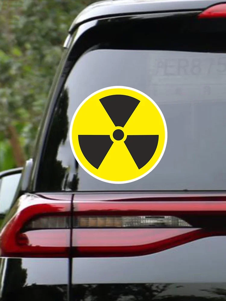 Self-adhesive Decal Radioactivity Car Sticker Waterproof Auto Decors on Bumper Rear Window Motorcycle Laptop Helmet