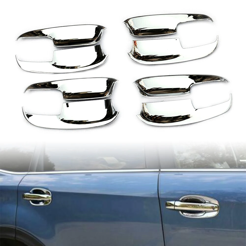 Chrome Car door handles Scratches Resistant Cover Auto Handle Protection For Subaru forester 2013 2014 2015 2016 2017 2018