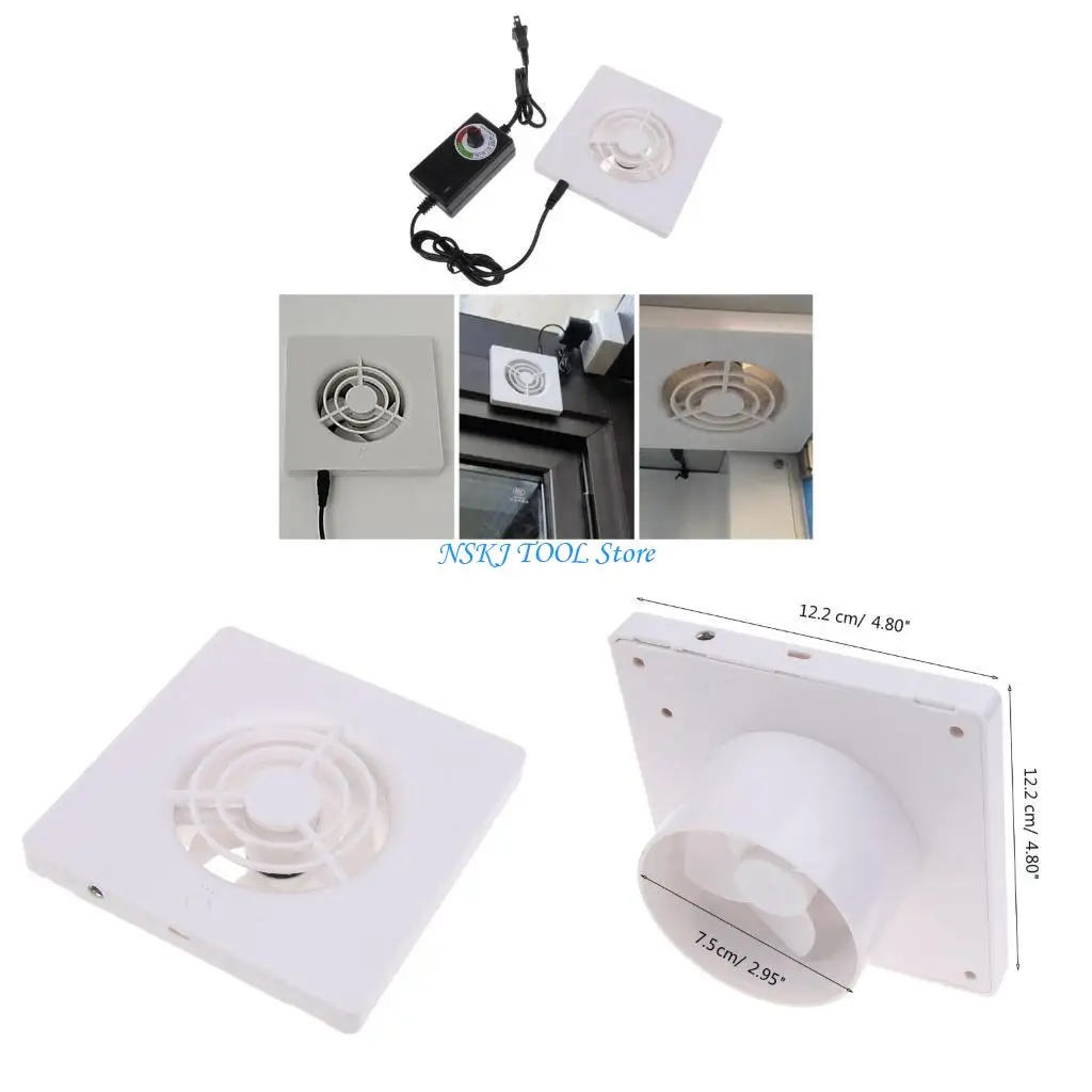 

L8RC 75 мм встроенный вентиляционный вентилятор воздушный вентилятор регулируемая скорость вентилятора воздуха.