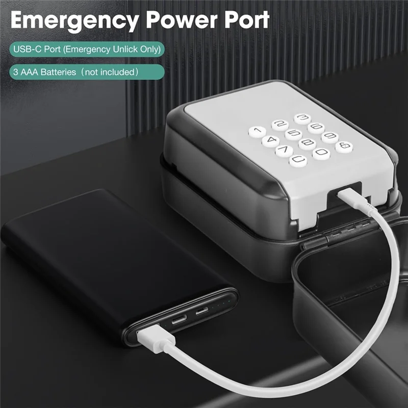 A99E-PIN Code& APP Controlled Electronic Smart Key Lock Box With Bluetooth Type For Airbnb-Real Estate Agent Office