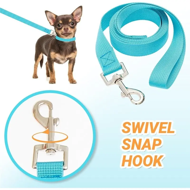 Dog Leashes 12 Pcs- Short 6FT Leash With Swivel Hook For Small, Medium, Large Dogs For Walking, Training Outdoor Lead-B61B