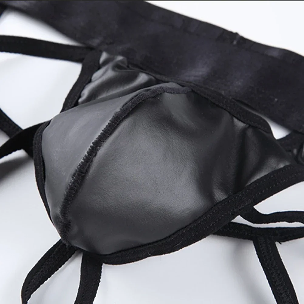 Celana dalam pria seksi, pakaian dalam pendek Jockstrap Hollow Out