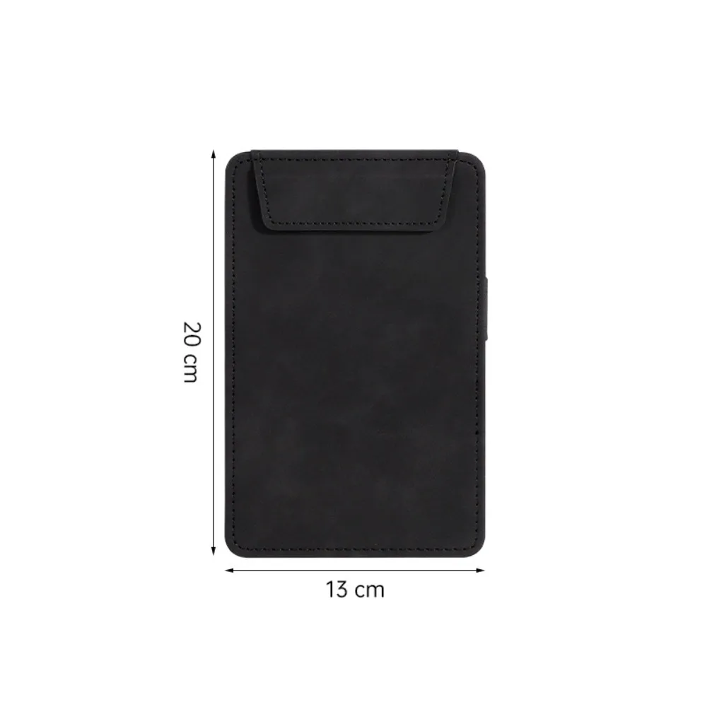 1pc Suede Menu Wine Holder PU Leather with Pen Insert Magnetic Clipboard A4/A5/A6/A7/B5 Writing Pad Restaurant/Cafe/Bar/Hotel