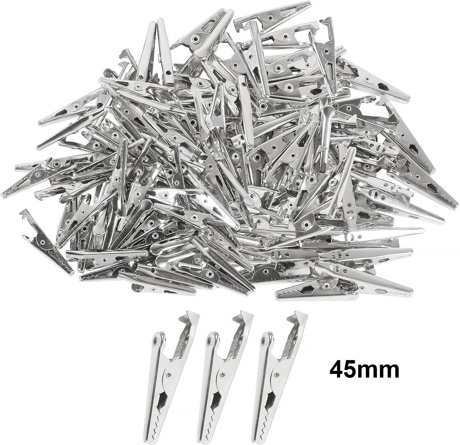 50PCS Mini Alligator Clips for Electrical Testing