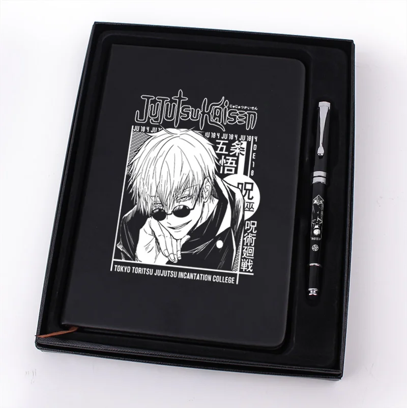 

Anime Jujutsu Kaisen Satoru Gojo Itadori Yuji Cosplay Notebook Cartoon Scrapbook Jotter Pocketbook Workbook Ornament Xmas Gift