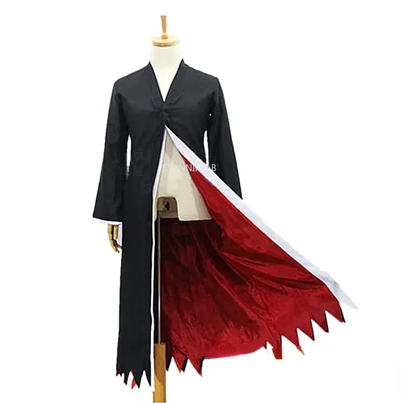 Anime Cosplay Costumi di candeggina Ichigo Kurosaki Hollow Costumi di Halloween Maschera Top e pantaloni Gioco di ruolo Abbigliamento Uniforme da festa