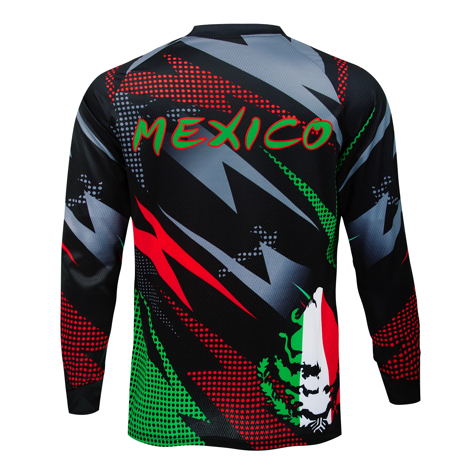 2025 المكسيك الإنحدار جيرسي الرجال في الهواء الطلق موتوكروس قميص دراجة هوائية جبلية طويلة الأكمام ركوب على الطرق الوعرة دراجة نارية سريعة الجافة جيرسي #3
