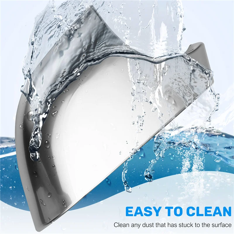 

A05U-1Pair Car Side Door Wing Rearview Mirrors Lower Cover Holder For Tesla Model 3 2017 -2022 Chrome 2287.3005 2287.3006