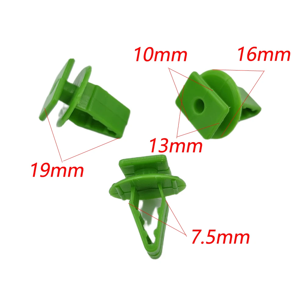 10Pcs Auto Front Windshield Trim Board Fasteners Plastic Fixed Clips for Honda Civic CRV Spirior Accord Acura Car Accessories