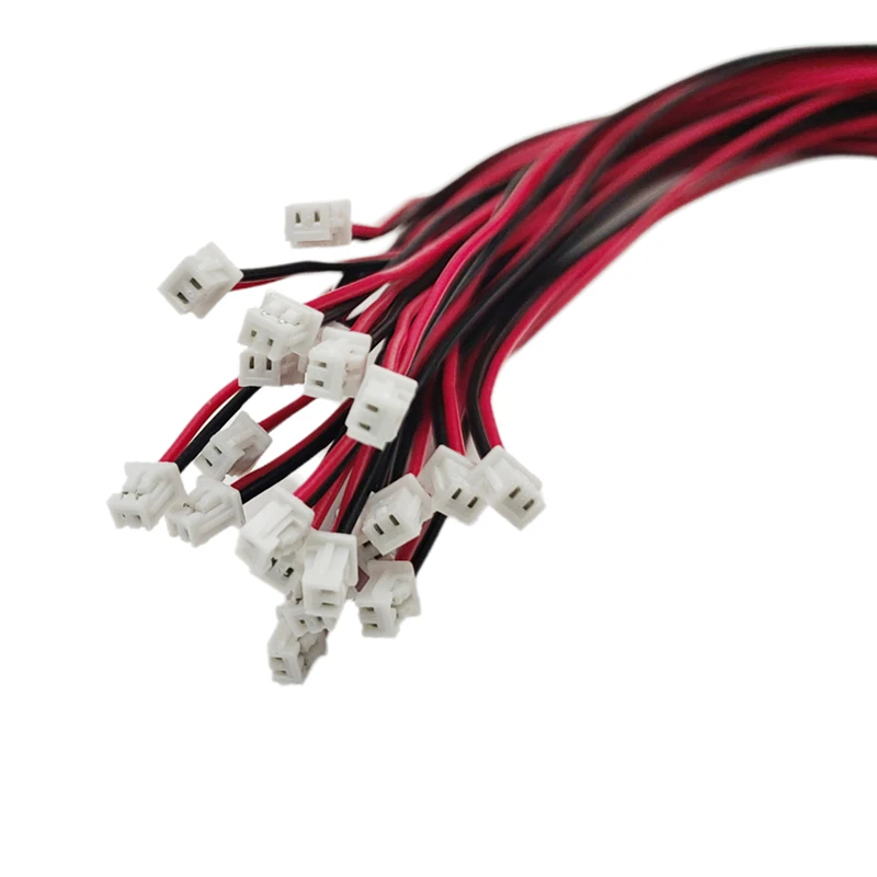 10PCS Mini Micro JST 1.25 2/3/4/5/6/7/8/9/10 Pin Female Plug Connector with Wire 1.25MM 10cm 15cm 20cm Single/double Head Tinned