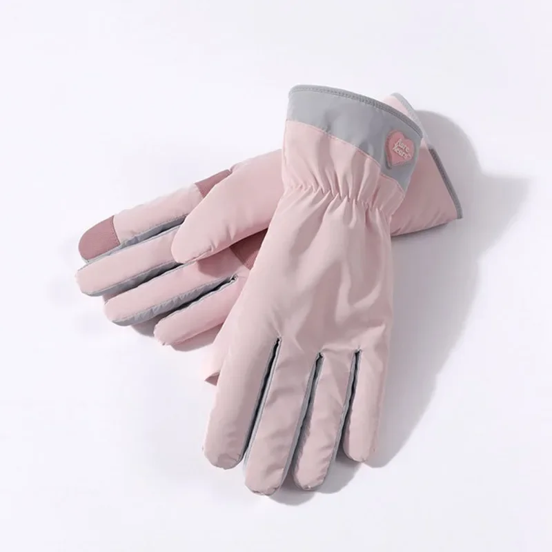 Guanti antivento e impermeabili Guanti da snowboard caldi invernali Guanti da equitazione touch screen antiscivolo Guanti per sport all'aria aperta