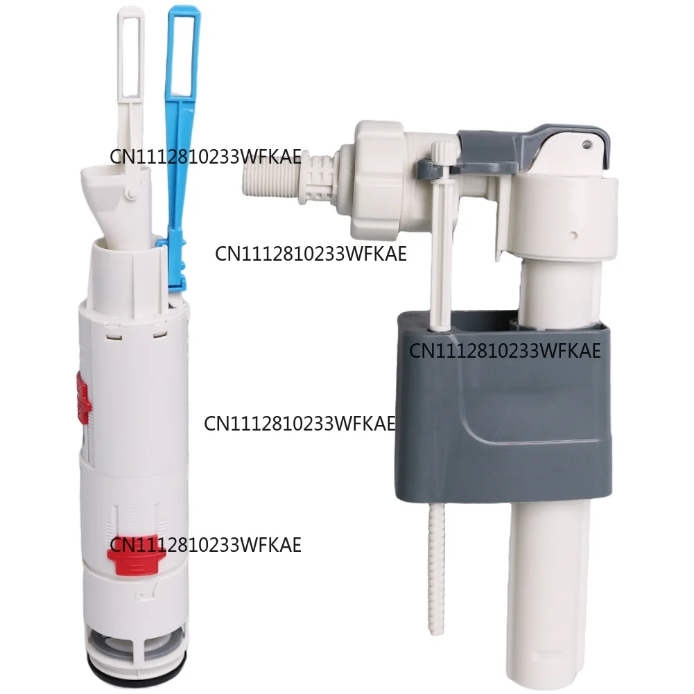 3-Point Toilet Tank Filling Valve Drain Valve Water Tank Repair Fittings Kit For WH053 WH063 WH050D Cisterns Toilet Parts