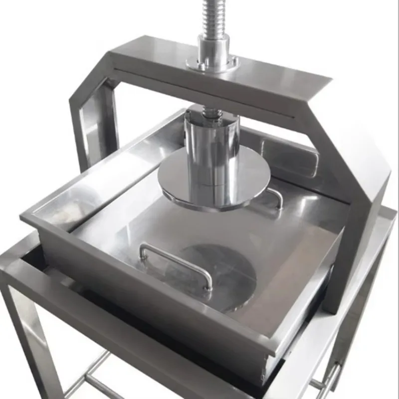 Semi-automatic press Pneumatic stainless steel tofu pudding machine New generation of grain products production machinery