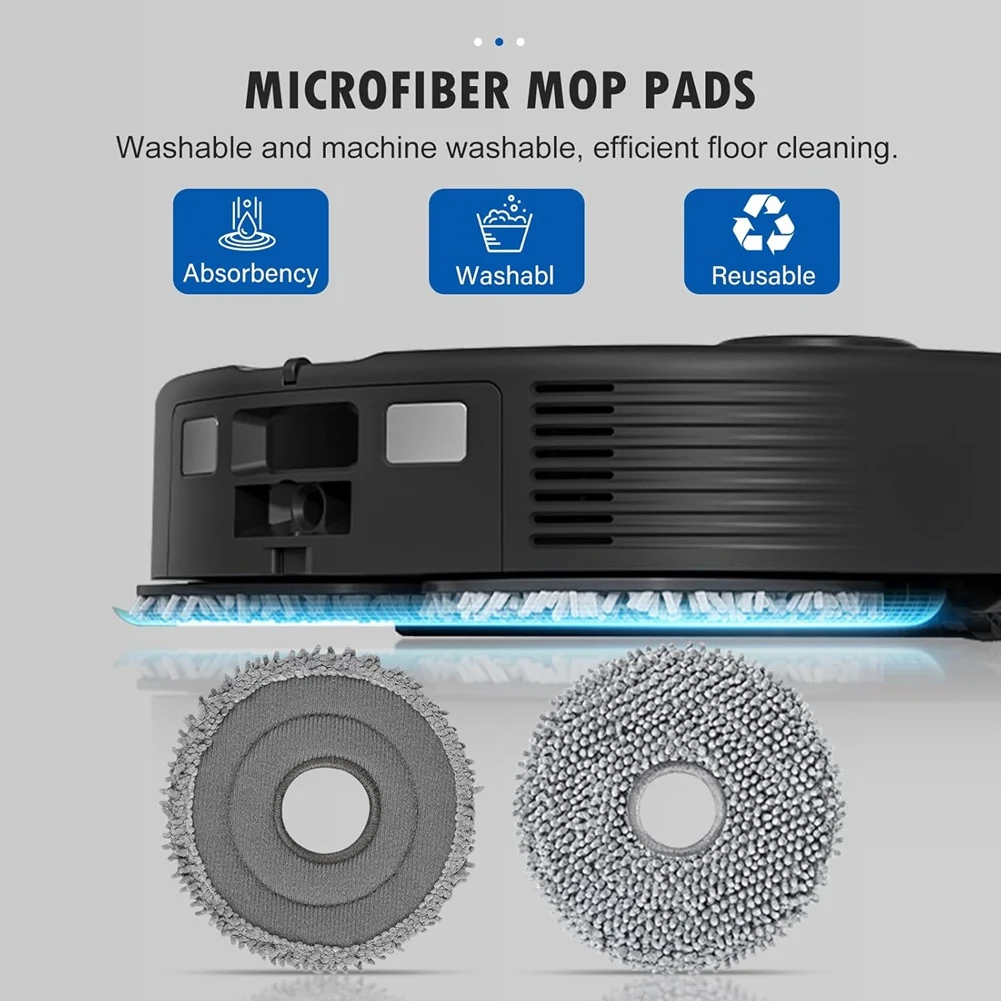 ABRG-For Roborock Q Revo Maxv/Q Revo S/Q Revo Pro أجزاء المكنسة الكهربائية فرشاة جانبية رئيسية كيس لجميع الغبار فلتر Hepa ممسحة الملابس أ