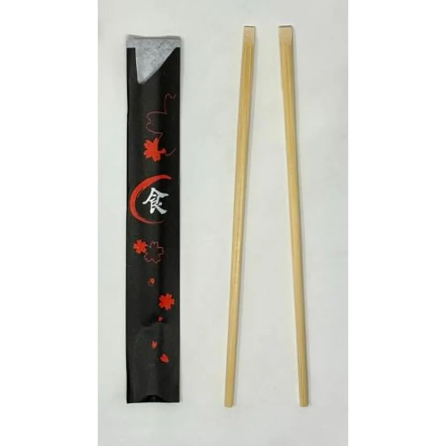 ROYALNA Palillos UV Treated Premium Disposable Chopsticks Sleeved and Separated Woonden