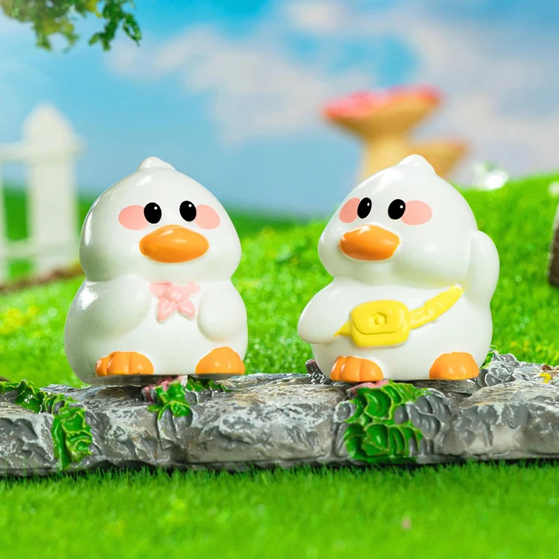 Cool Cartoon Little Duck Decorations Miniature Figurines Creative DIY Home Decoration Accessories Desktop Ornaments Gifts