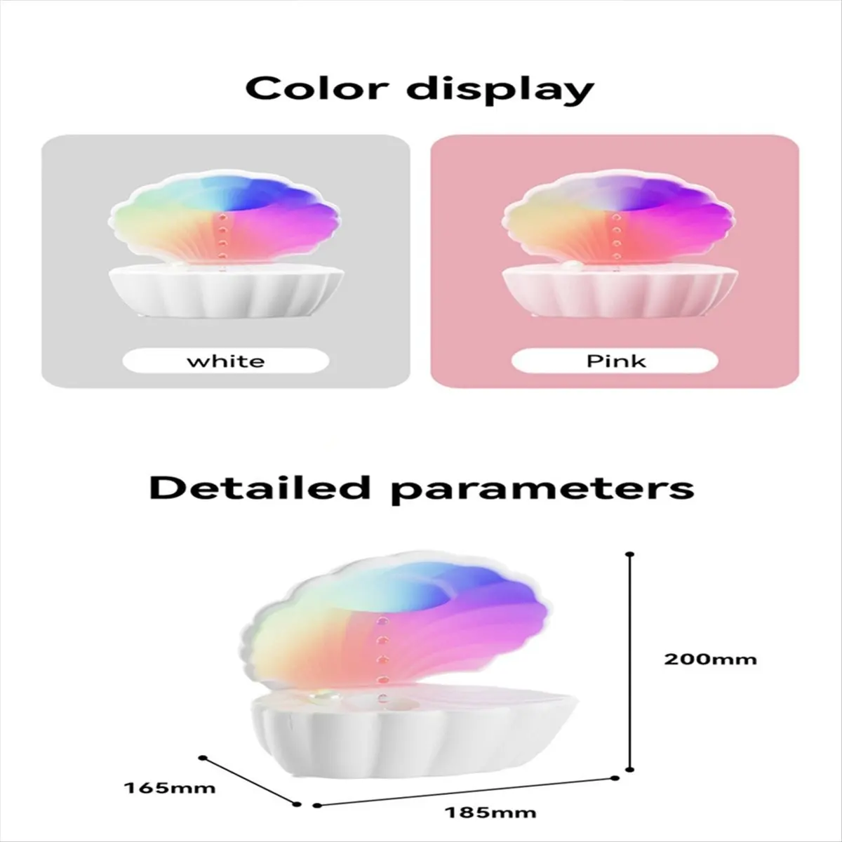 aabfk-veilleuse-3-en-1-shell-pearl-avec-haut-parleur-bluetooth-humidificateur-anti-gravite-rvb-lumiere-decorative-de-bureau-goutte-d'eau-a