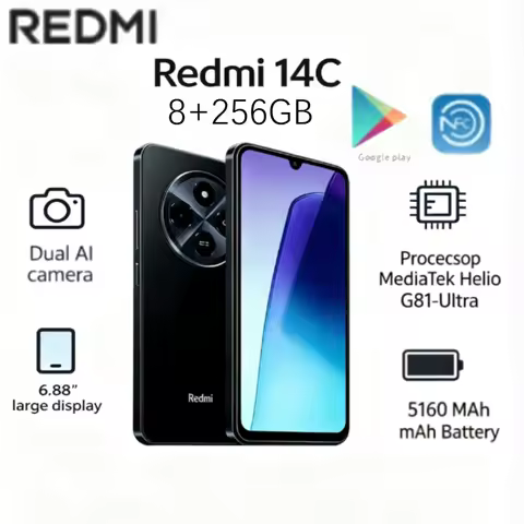 2026 (Latest Model) Redmi 14C 8+256GB Storage Dual...