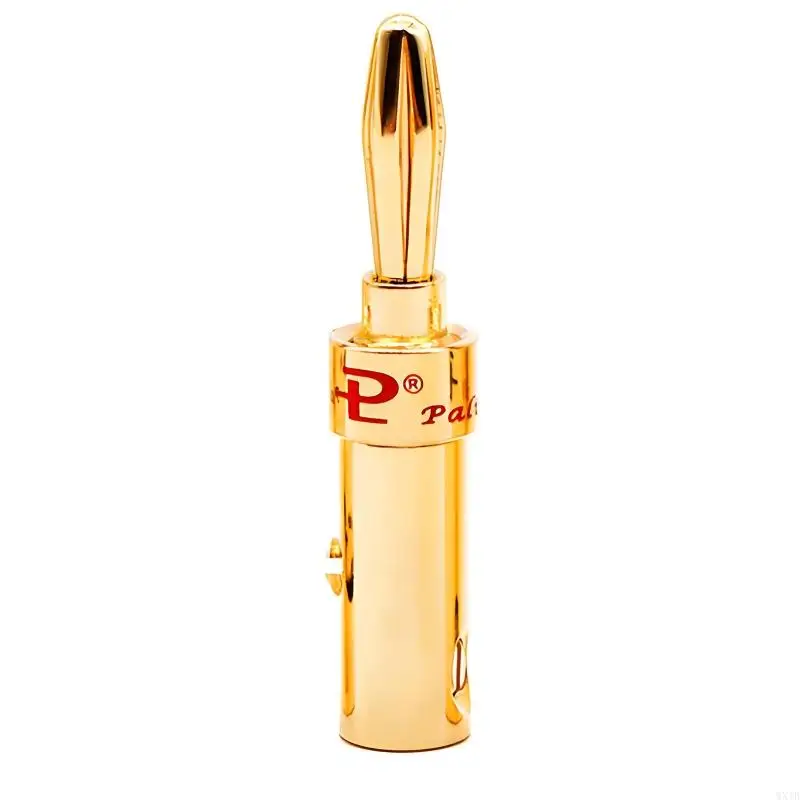 Banana Connector 4mm Speaker Banana Plugs Gold Plated 4mm Banana Binding Post Speaker Wire Connector Replacement 