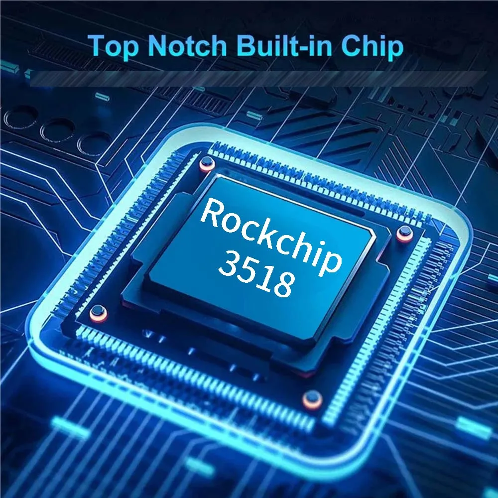 Android TV Stick H96MAX Telecomando vocale Android14 RK3518 4K 3D HDR BT5.4 Video Wifi6 Netflix YouTube Streaming rapido TV Stick