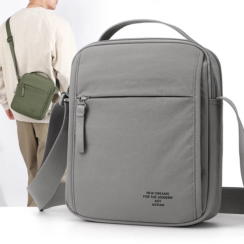 AOTIAN New minimalist and versatile casual bag single shoulder crossbody bag handbag men's bag Oxford cloth bag commuting bag