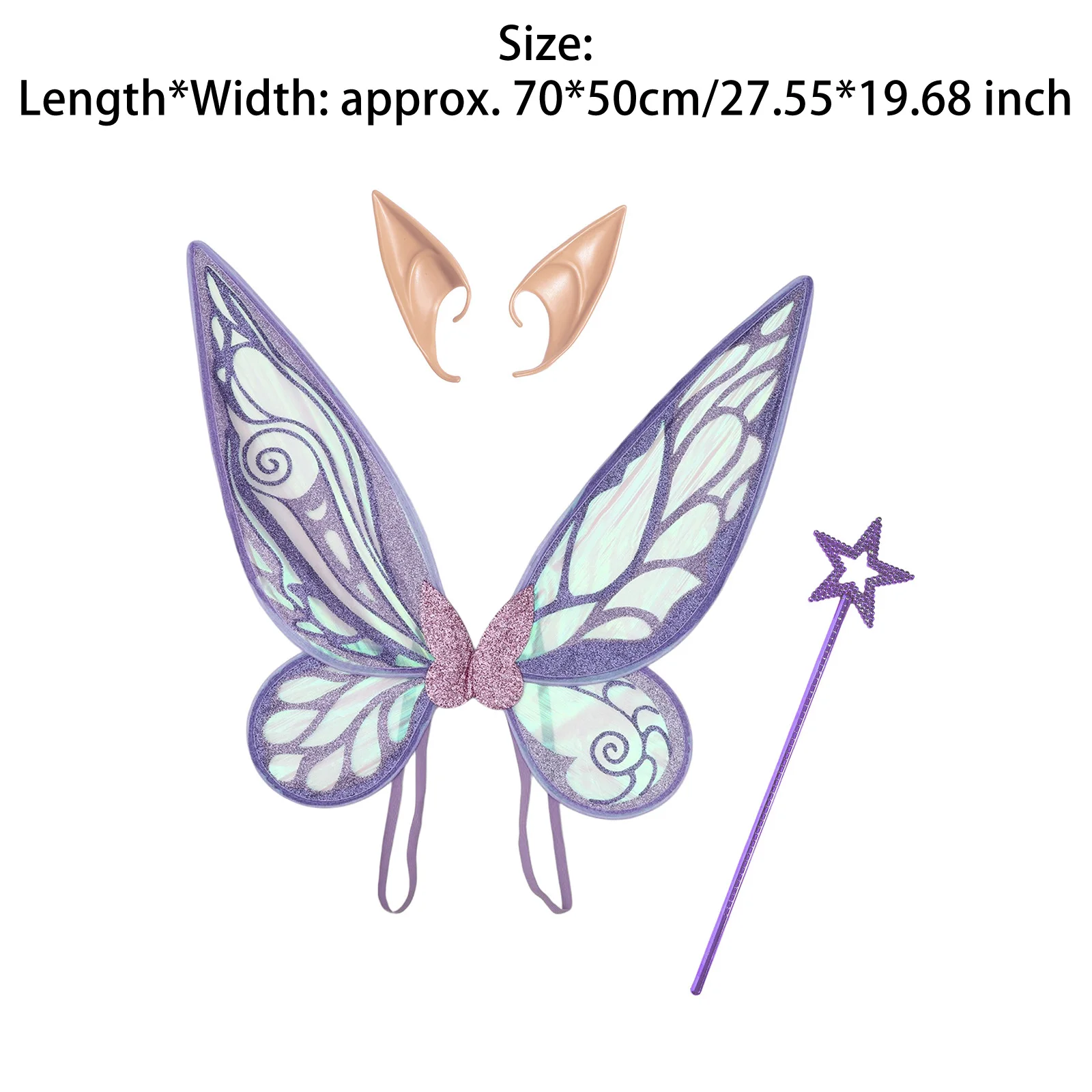 كرنفال فراشة الجنية الجناح النساء الفتيات التألق الأميرة الملاك الجناح لجميع القديسين زي كرنفال تأثيري فستان الحفلات الدعائم