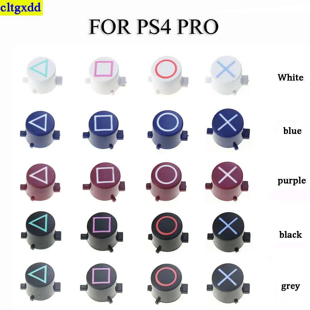 

cltgxdd 1 set of FOR PS4 PRO ABXY button round square triangle button service part controller