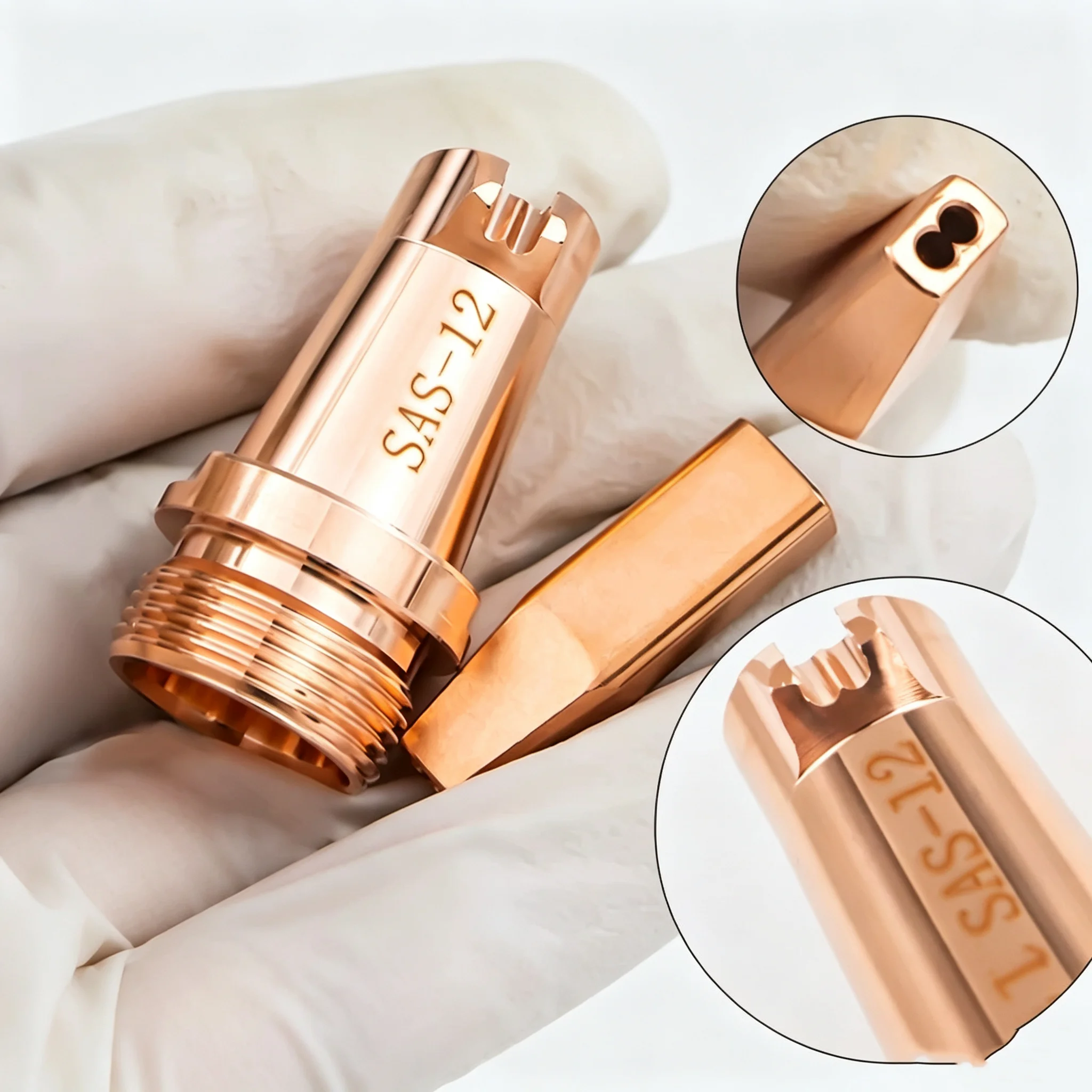 CQWY SUP M16 Laser Welder Nozzles 1.2 1.6 2.0 Double Wire Guide Nozzle Dual Wire Guide Bracket For Handheld Laser Welder Torch