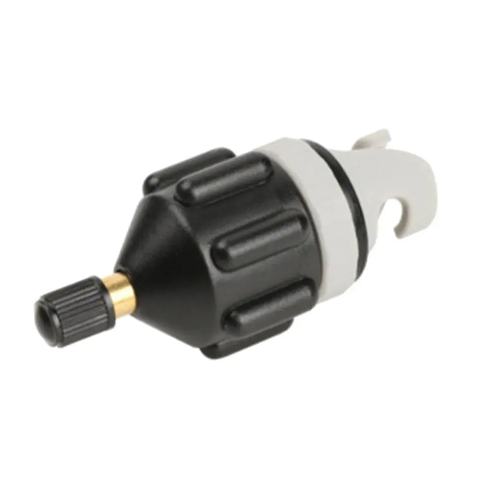 1Set PVC ABS Air Valve Adaptor Leak Resistant Strong Sealing Pump Valve Adapter Waterproof Lightweight Air Connector Kit