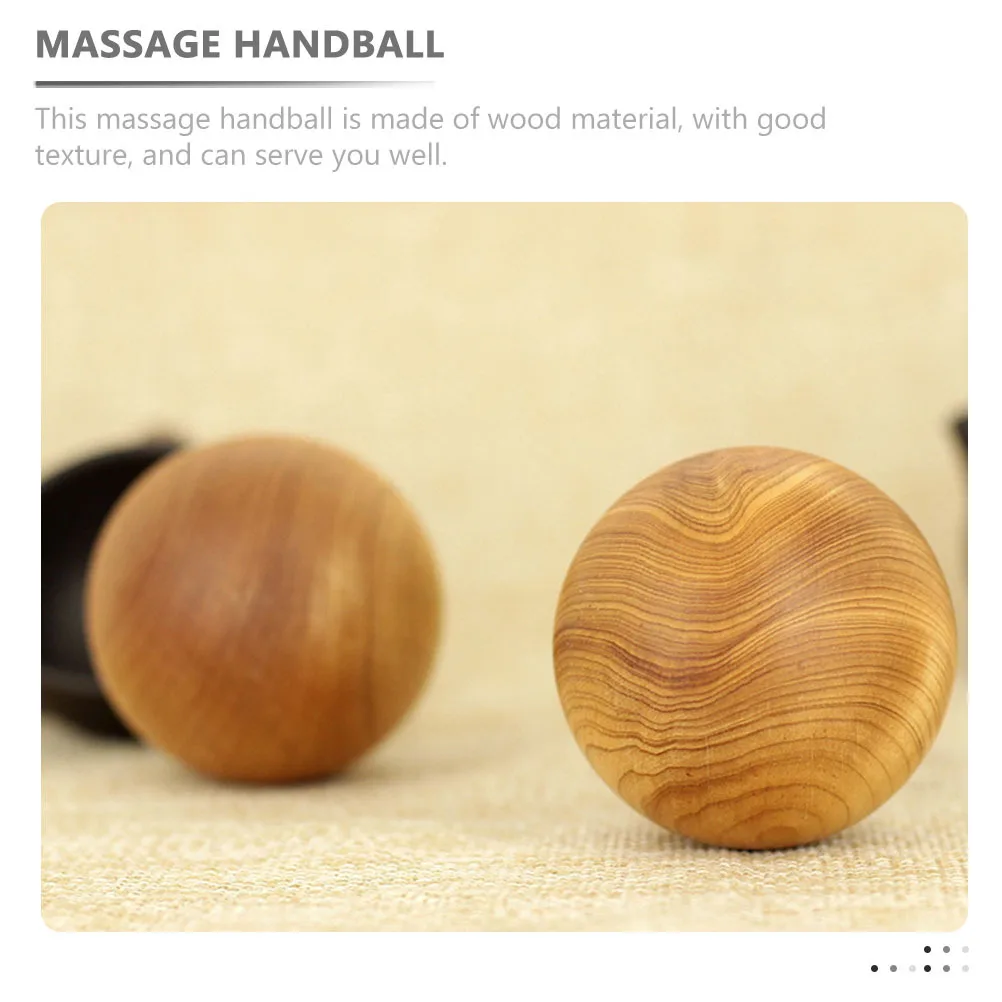 

Rolling Hand Massage Balls Set of 2 Wooden Hand Play Balls for Relaxation Therapy Hand Training and Tension Relief