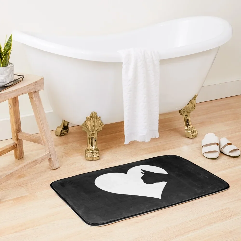 

The Heart of the Boston Terrier Lover Bath Mat Slip-Resistant Bathroom Utensils Mat