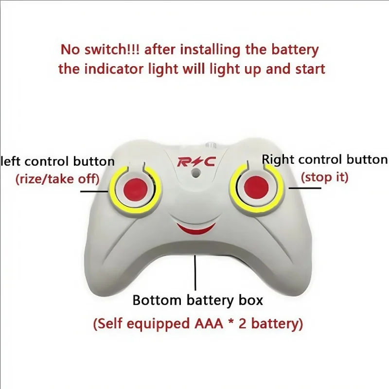 Induction Two-Way RC Helicopter Rechargeable, Anti-Drop Electric Luminous Aircraft Model for Indoor Hover
