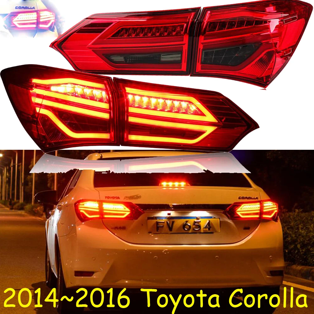 

Car Styling for Corolla Headlight altis 2014 2015year LED taillight DRL hid bulb Bi Xenon Lens High Low Beam Parking Fog Lamp