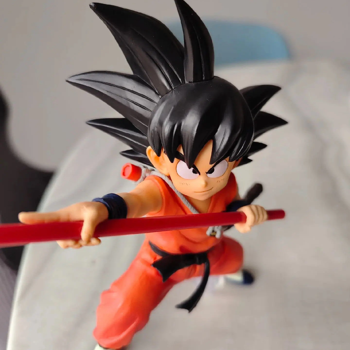 Figura de acción de Dragon Ball Son Goku para niños, modelo de PVC lindo, estatua, adornos de escritorio, estatuilla coleccionable, juguete para niños, regalos