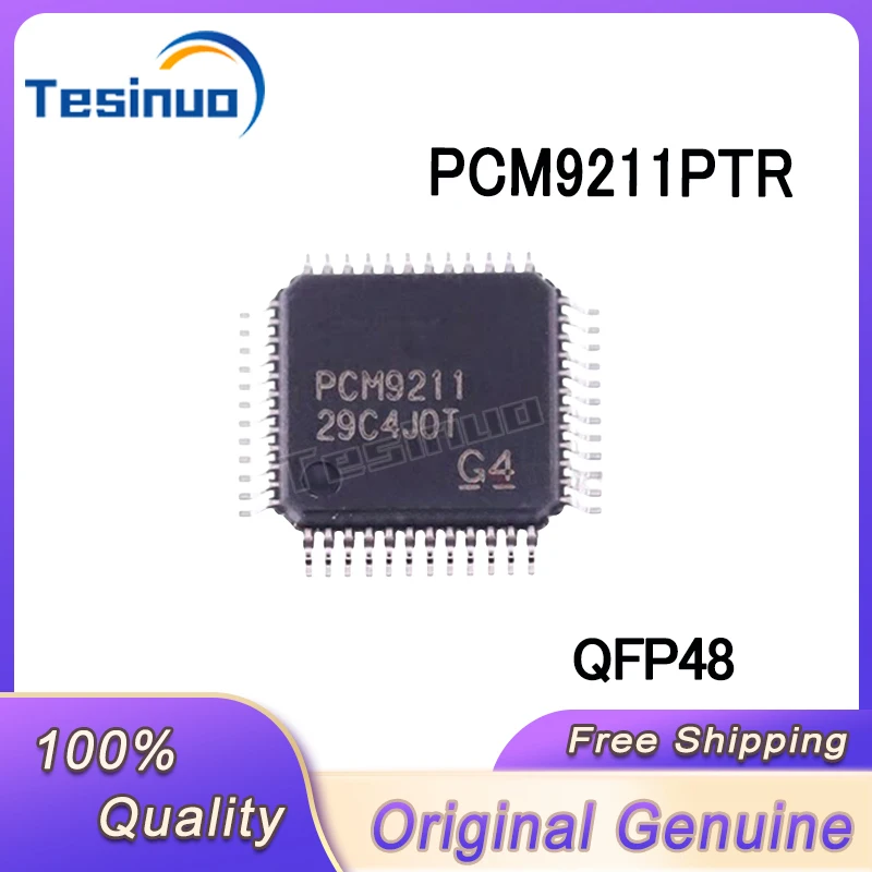 5/PCS New Original PCM9211PTR PCM9211 QFP-48 audio processing chip In Stock