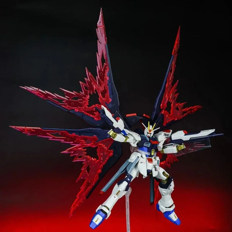 نجمة نموذج ZGMF-X20A سترايك الحرية نوع II عمل أرقام HG 1/144 تجميع نموذج أطقم مع أجنحة الضوء روبوت لعبة مجسمة من البلاستيك #6
