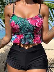 VigoBreviya 2025 Print Strapped Swimwear Women Push Up High Waist Bikini Set Sexy Backless Swimsuit Summer Beach Bathing Suit