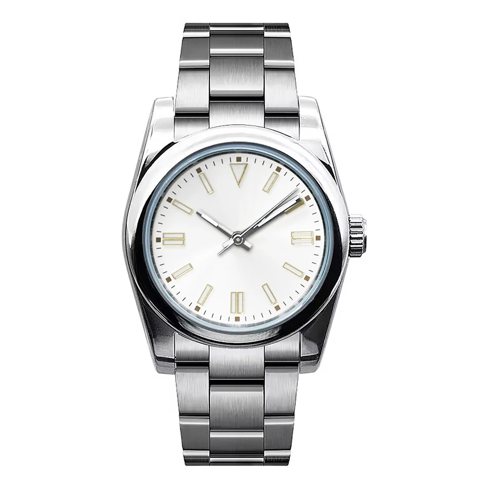Custom Logo Mens Watch Sapphire Luxury NH35/miyota Automatic Mechanical Wristwatches 36mm/39mm 10BARS Dive Luminous dress reloj view 5