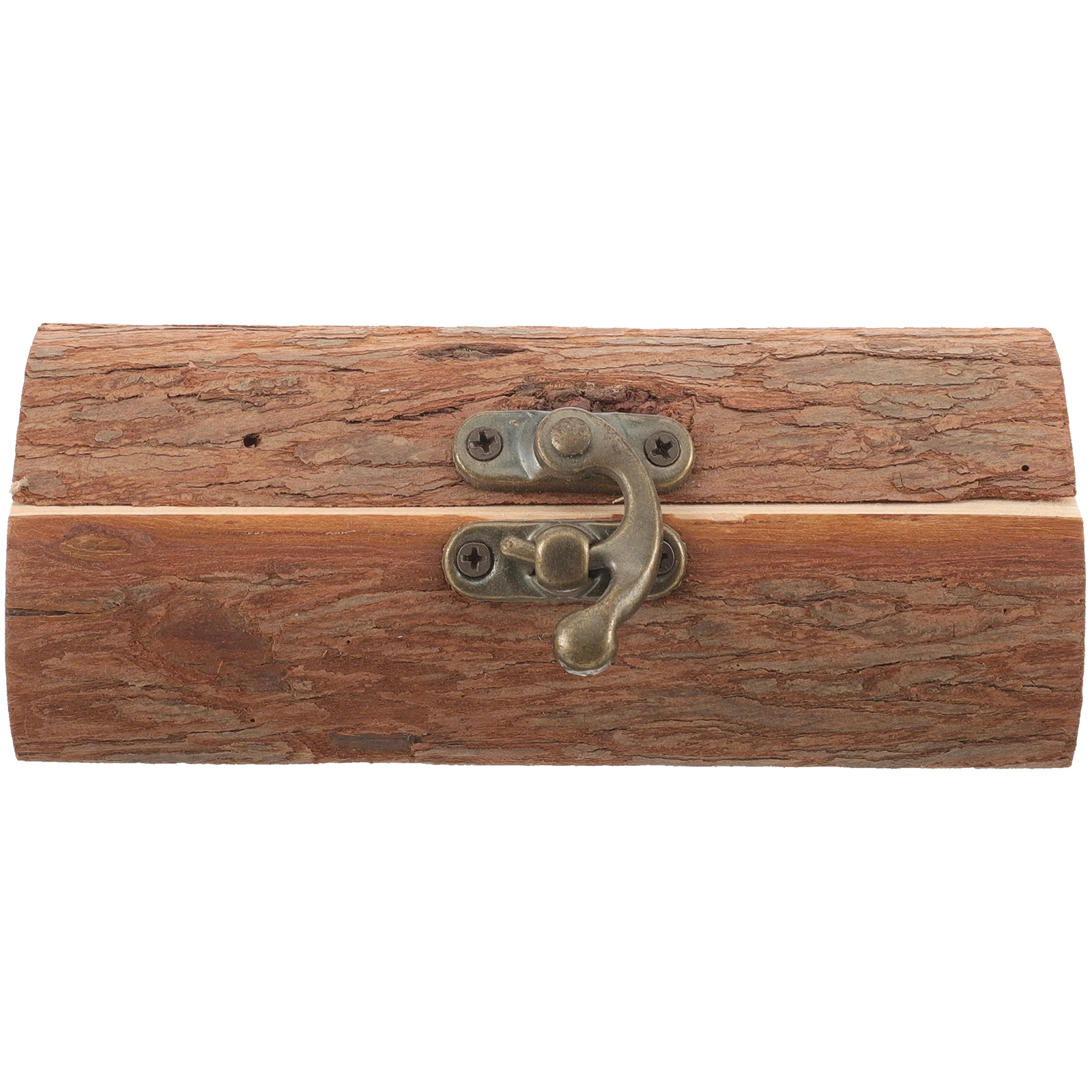 

1Pcs Rustic Wooden Wedding Ring Box Engagement Ring Case Jewelry Display Holder
