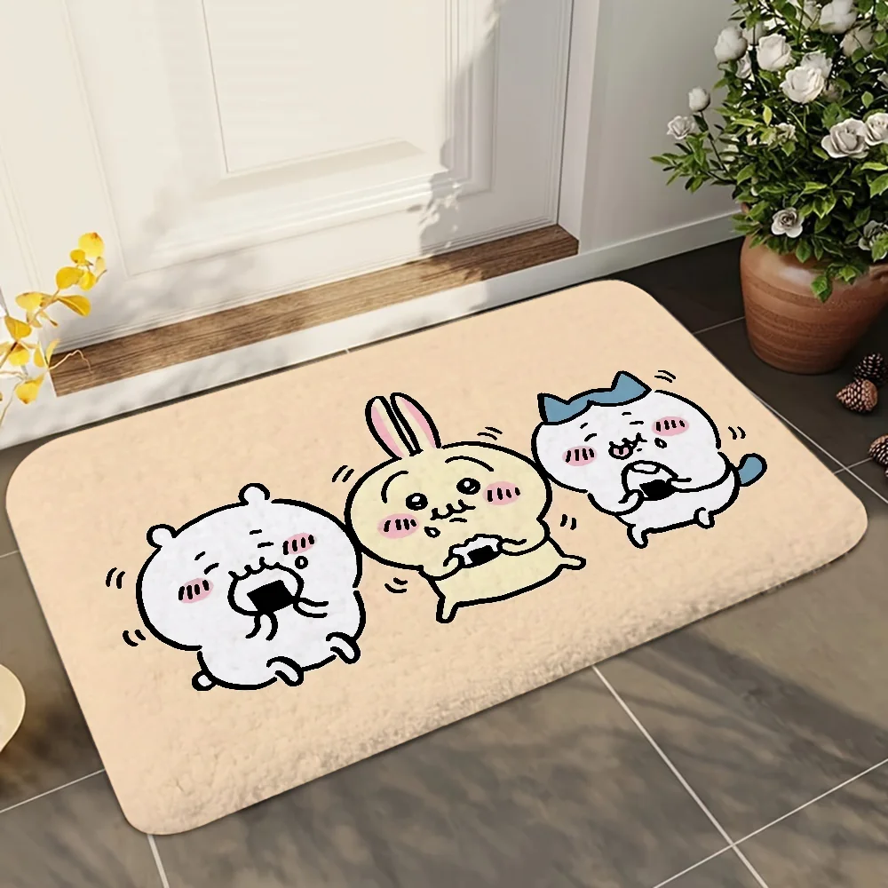 C-Chiikawa  Floor Mat Doormats Home Carpet Foot Mat Bathroom Absorbent Mats Anti-Slip Mats Home Decor Supplies Carpets Home