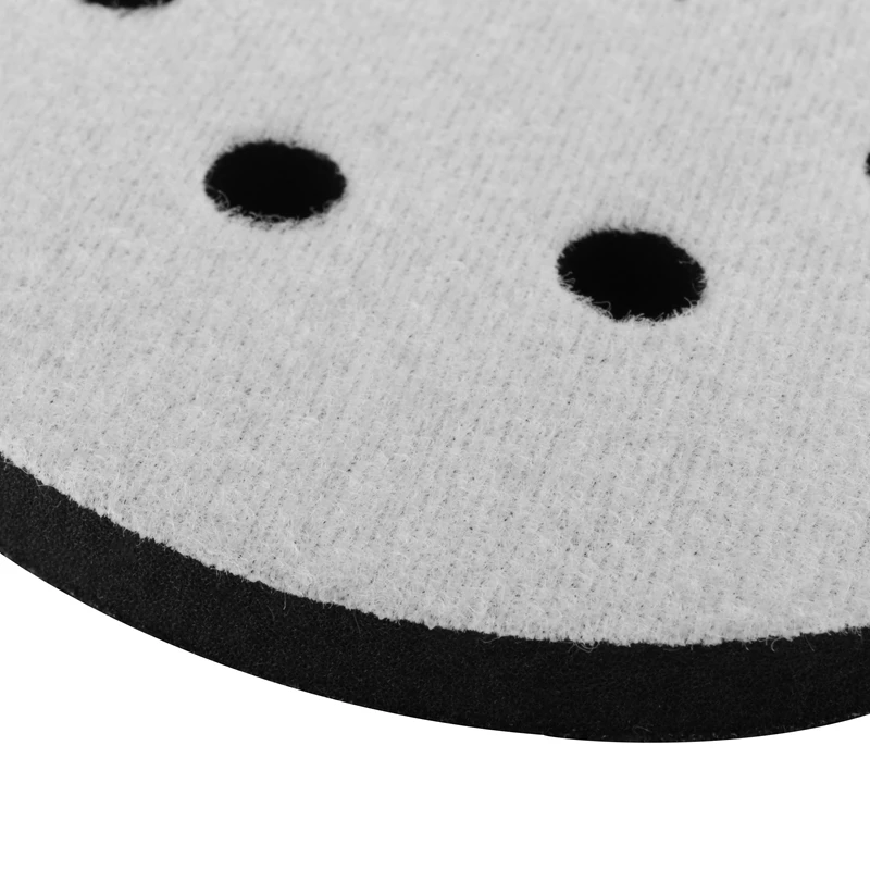 2PCS 5 Inch(125Mm) 8-Hole Soft Sponge Interface Pad For Sanding Pads And Hook And Loop Sanding Discs For Uneven Surface Polishin