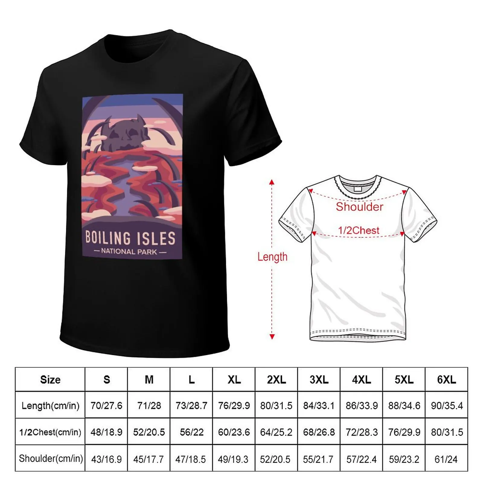 Boiling Isles National Park T-Shirt t shirts for man graphic vintage T-Shirt