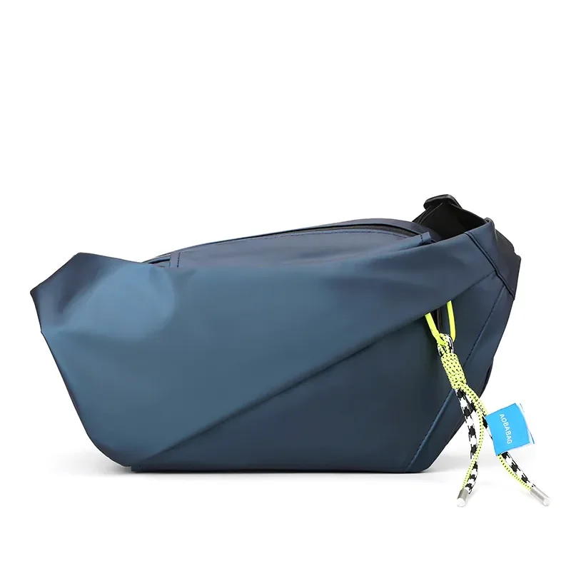 Bolso de hombro de nailon para hombre, bolsa de pecho impermeable para deportes al aire libre, correr, ciclismo, cinturón de gran capacidad, bolsa de viaje para teléfono, bolsas de mensajero